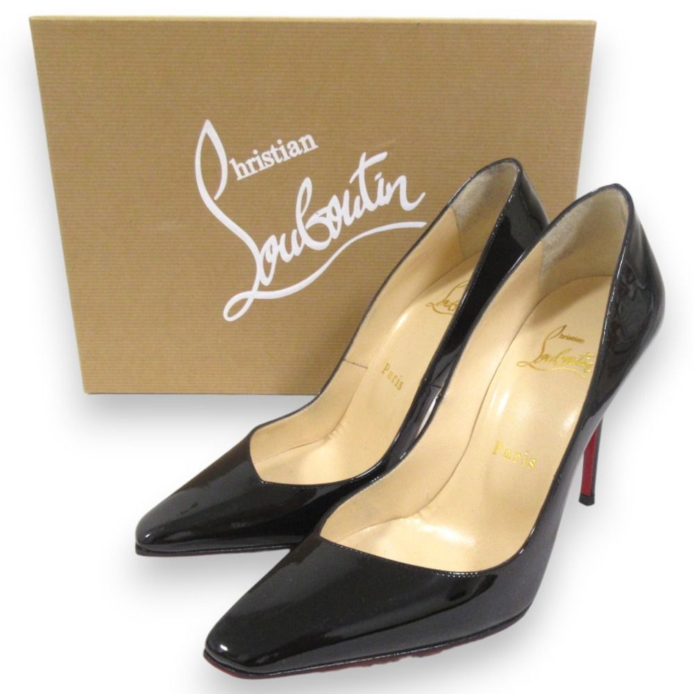 美品 Christian Louboutin クリスチャンルブタン bat pump100 美品 Christian Louboutin クリスチャンルブタン bat pump100