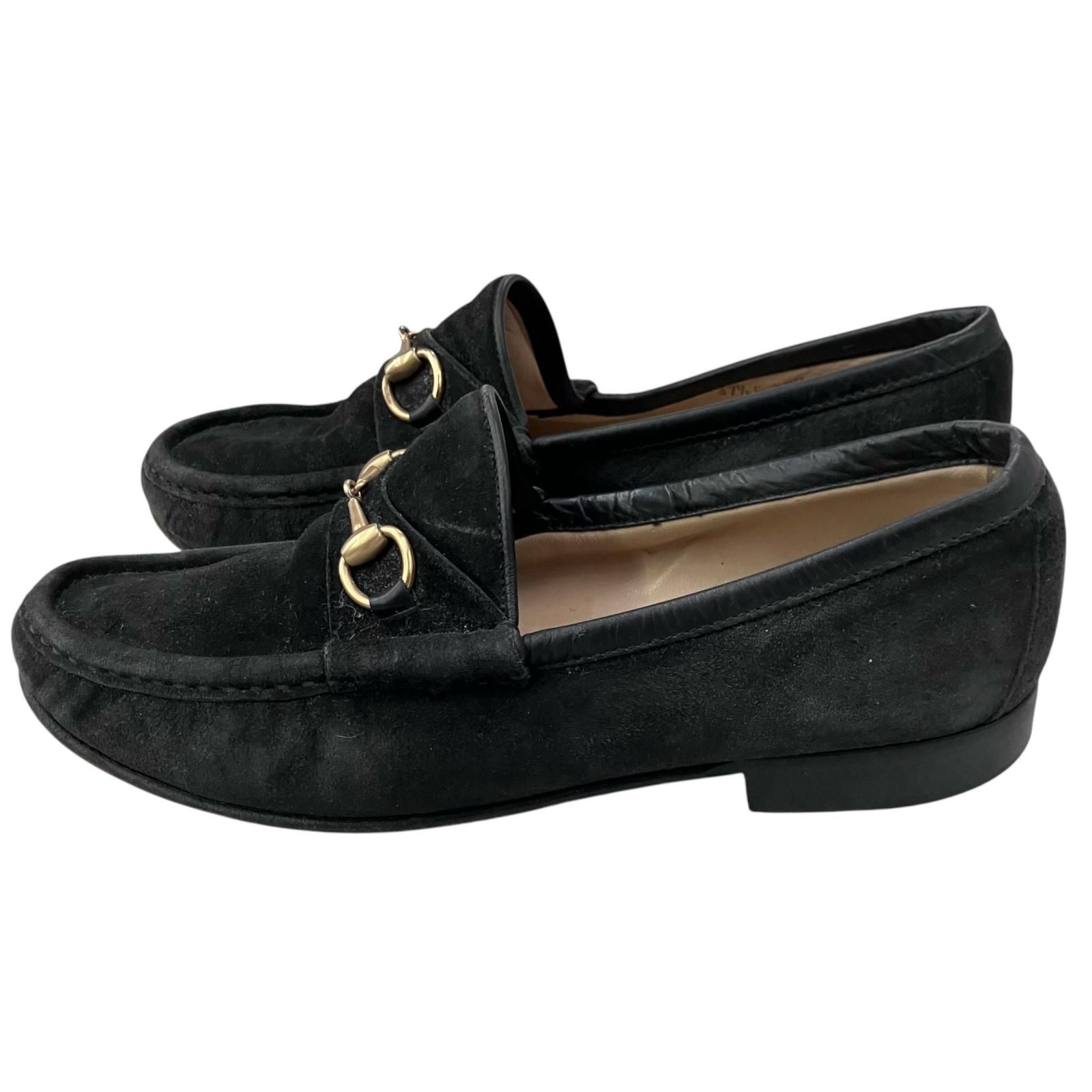 C605/グッチ GUCCI ローファー 革靴 ブラック 黒 37サイズ C605/グッチ GUCCI ローファー 革靴 ブラック 黒 37サイズ