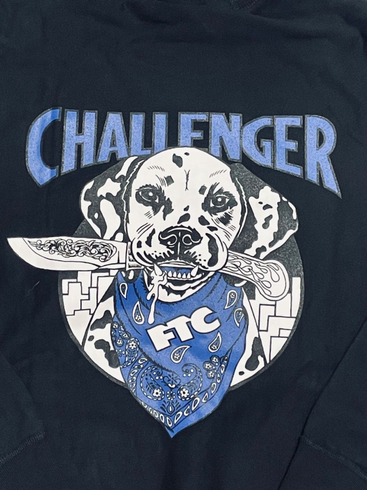 CHALLENGER× FTC コラボ チャレンジャー パーカー スウェット ブラック 