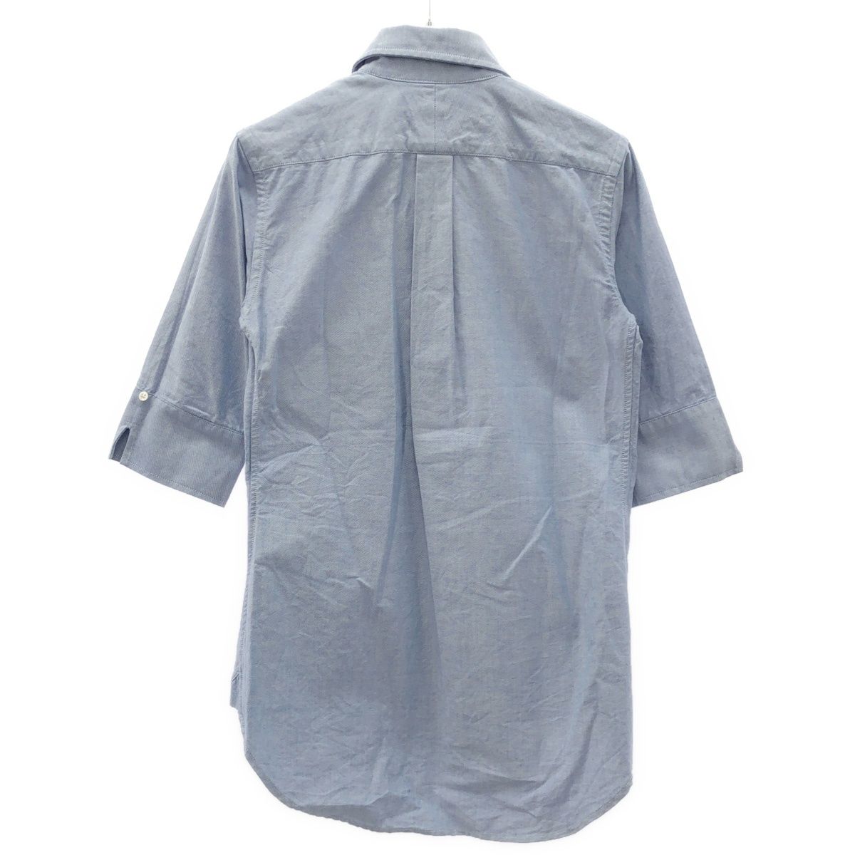 MADISON BLUE マディソンブルー パールボタンハーフスリーブシャツ MB 999-5701 C ブルー 00 XS