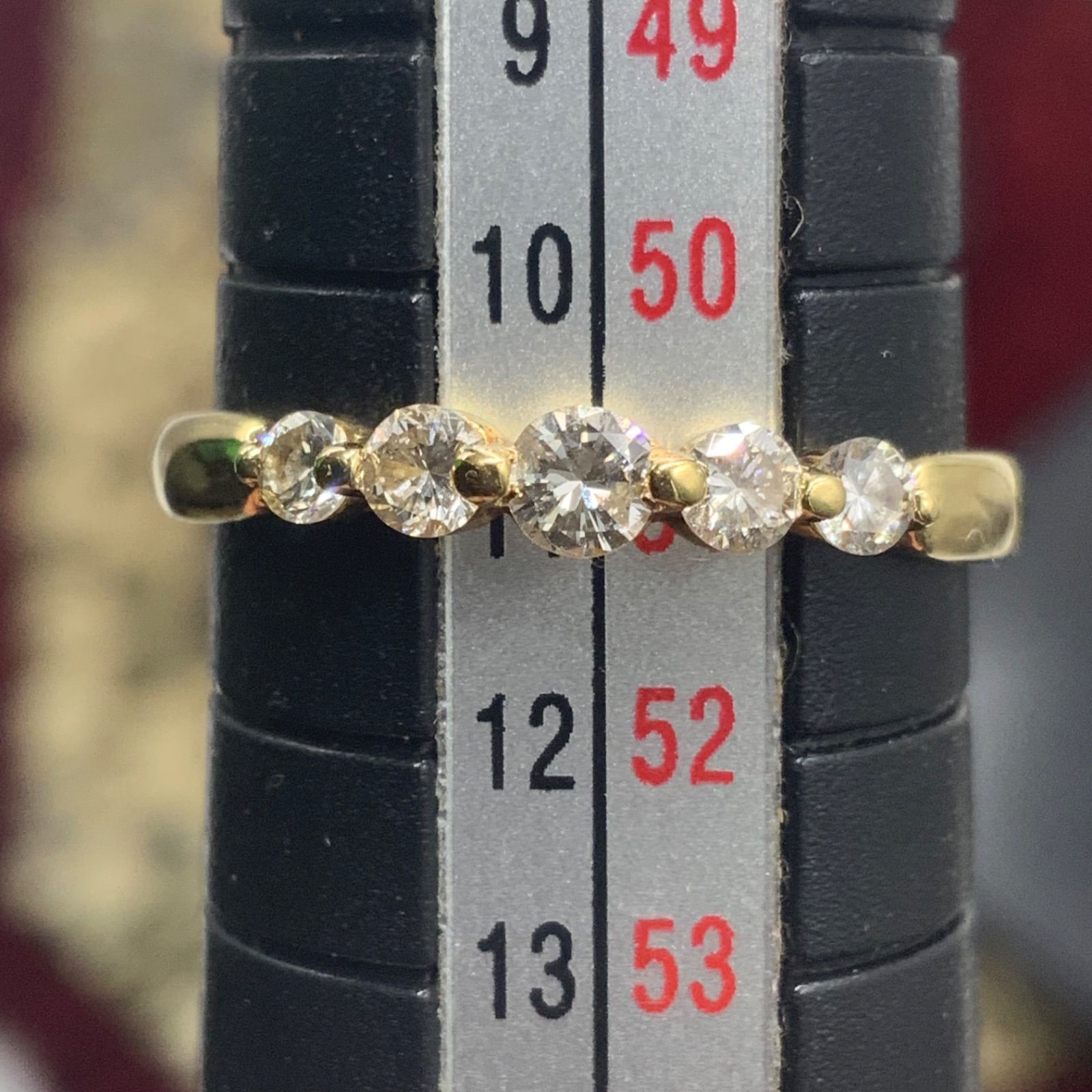 K18 ダイヤ リング 2.1g 0.3ct - メルカリ