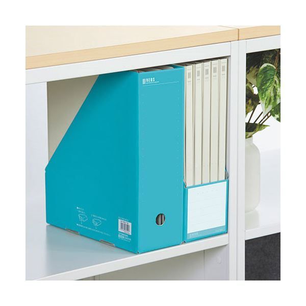  まとめ コクヨ ファイルボックス NEOS スタンドタイプ A 4タテ 背幅102 mm オフホワイト フ NEL 450 W 10冊 書類ケース 図面ケース ファイル バインダー ケース