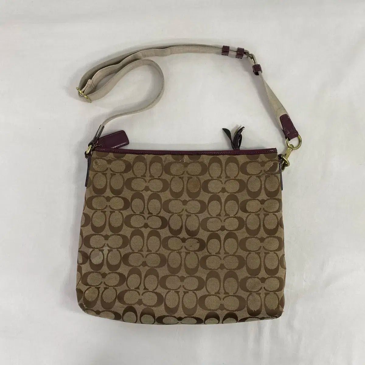 美品COACH コーチ 極美品 COACH コーチ ショルダーバッグ シグネチャー 