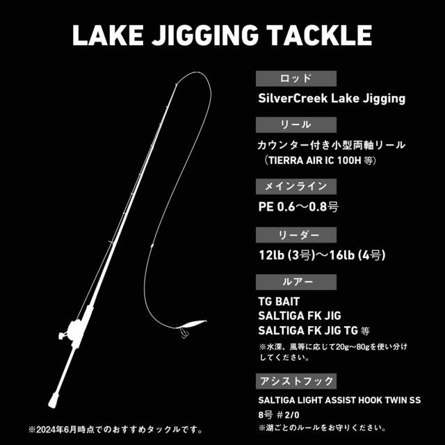 ダイワ トラウトロッド シルバークリーク レイクジギング 63LB-S