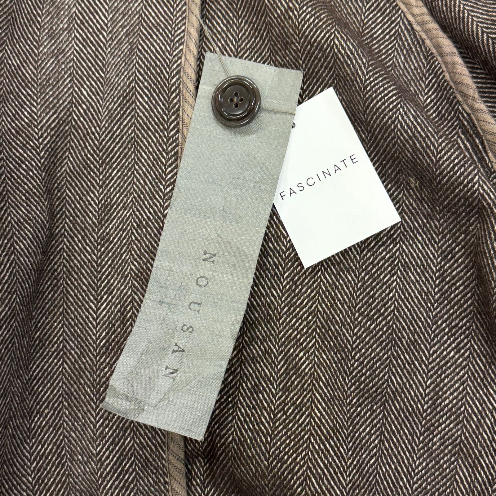 参考上代148500円 未使用品 NOUSAN 24AW Meadow メドウ ヘリンボーン