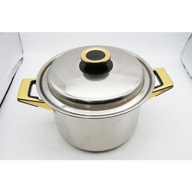 未使用♪ タッパーウェア レインボークッカー　両手鍋 寸胴鍋 21cm タッパーウェア レインボークッカー 21cm 寸胴鍋 両手鍋 中古並