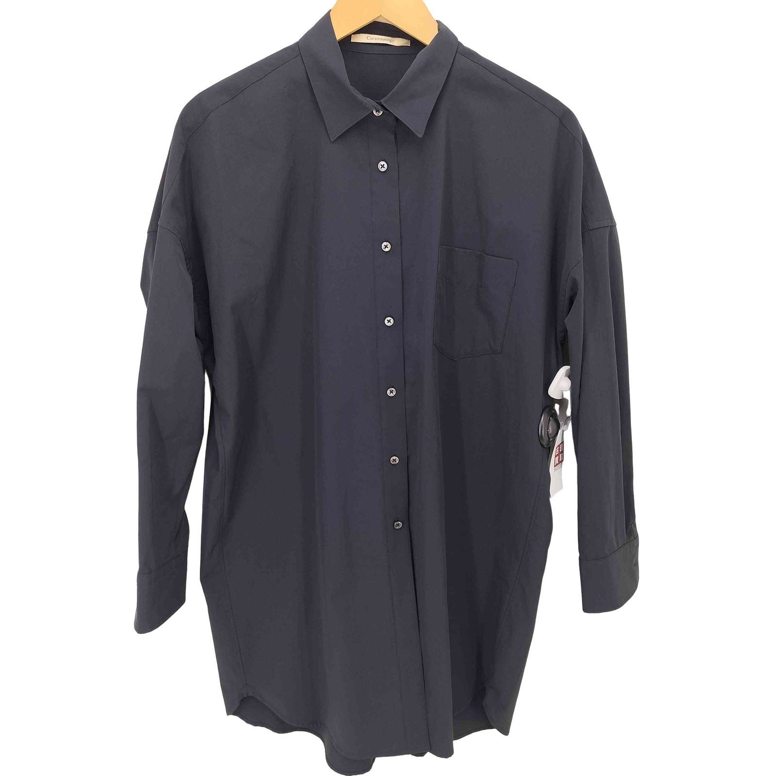 Curensology ロングシャツ ラッシュガード 24SS 黒 未使用級✨ カレンソロジー curensology 24SS ロングシャツラッシュガード