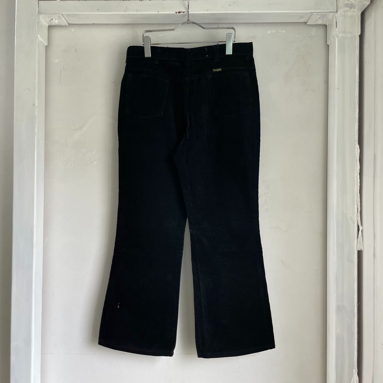 WRANGLER CORDUROY PANTS後染めUSA製 BLACK UB-383