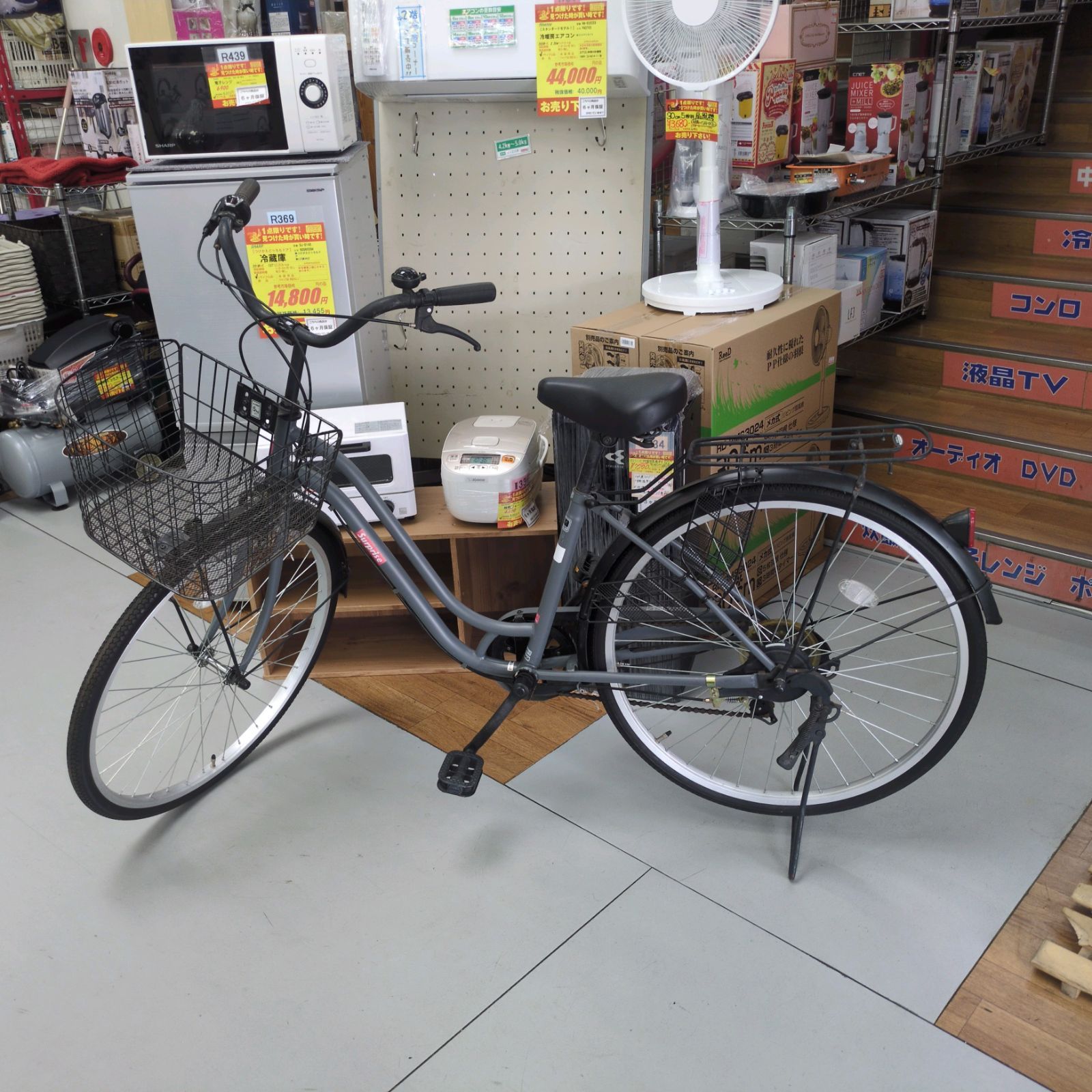 J532 カギ無し サビキズ使用感 普通自転車 surprise 6段 LEDダイナモ 26インチ