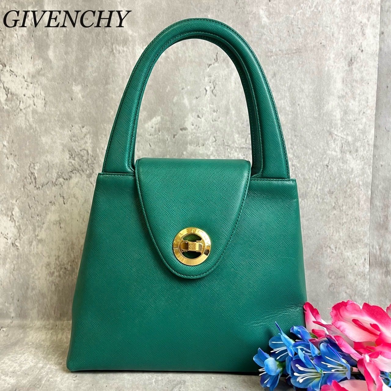 ✨良品✨ GIVENCHY ジバンシー ハンドバッグ トートバッグ ゴールド 