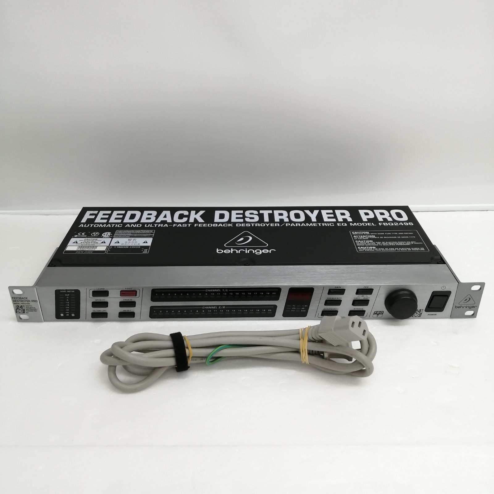 動作品 べリンガー デジタルフィードバックデストロイヤー FBQ2496