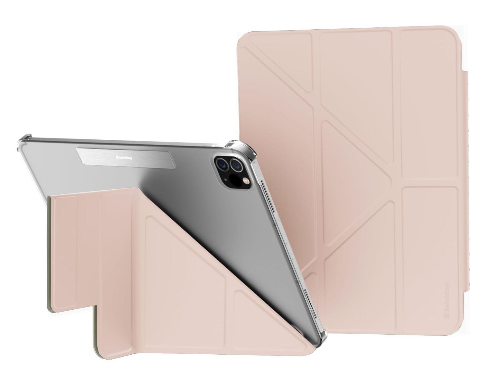 SwitchEasy iPadAir 11インチ M2 2025 -10.9 | iPadPro 11 対応 ケース 手帳型 レザー 背面 クリア 5WAY スタンド 保護 カバー ペン収納 オートスリープ 対応 アイパッドエアー 5 4