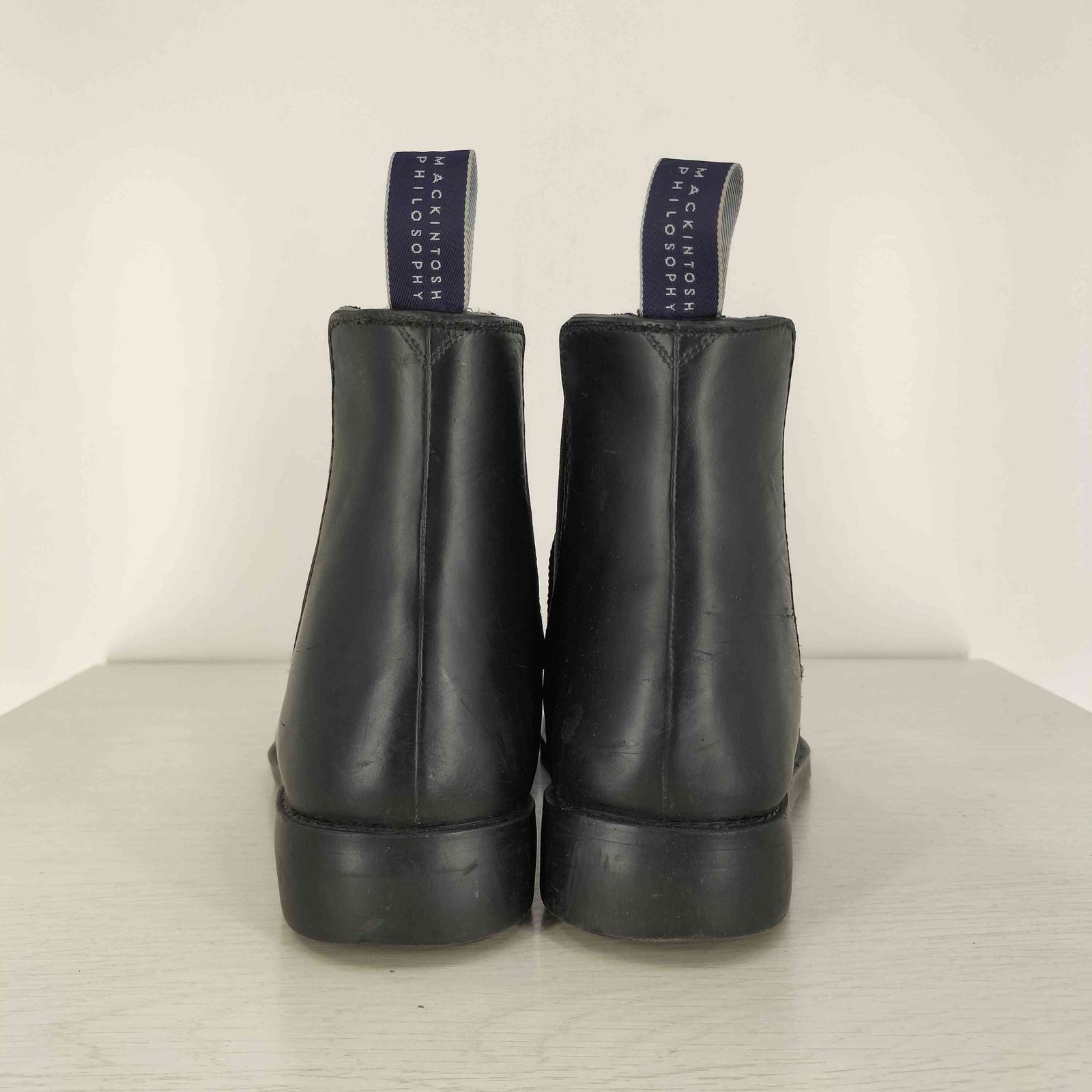 【美品】MACKINTOSH PHILOSOPHYメンズサイドゴアレインブーツ マッキントッシュフィロソフィー MACKINTOSH PHILOSOPHY