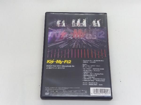 ミュージック Kis-My-Ft2 Debut Tour 2011 Everybody Go DVD Kis-My-Ft2 Debut Tour 2011 Everybody Go at 横浜アリーナ