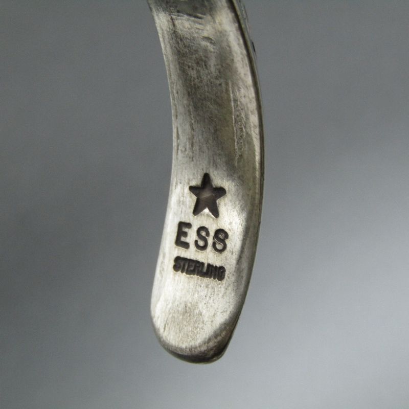エディソンサンディスミス Navajo Edison Sandy Smith Stamp Ring - 練馬のインディアン