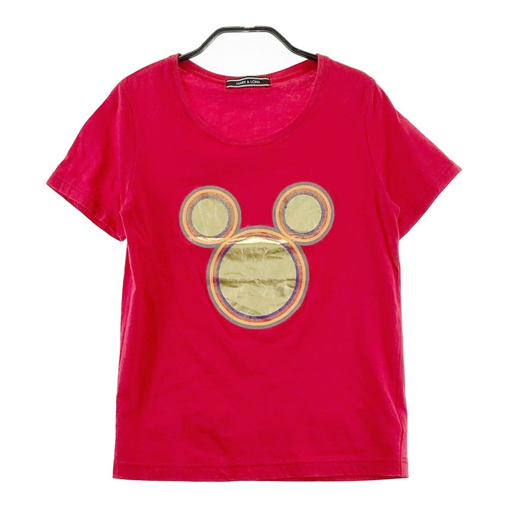 新品未使用MARK&LONA マークアンドロナ　ディズニー　コラボ サイズ：S MARK&LONA マークアンドロナ ×Disney 半袖Tシャツ ミッキー
