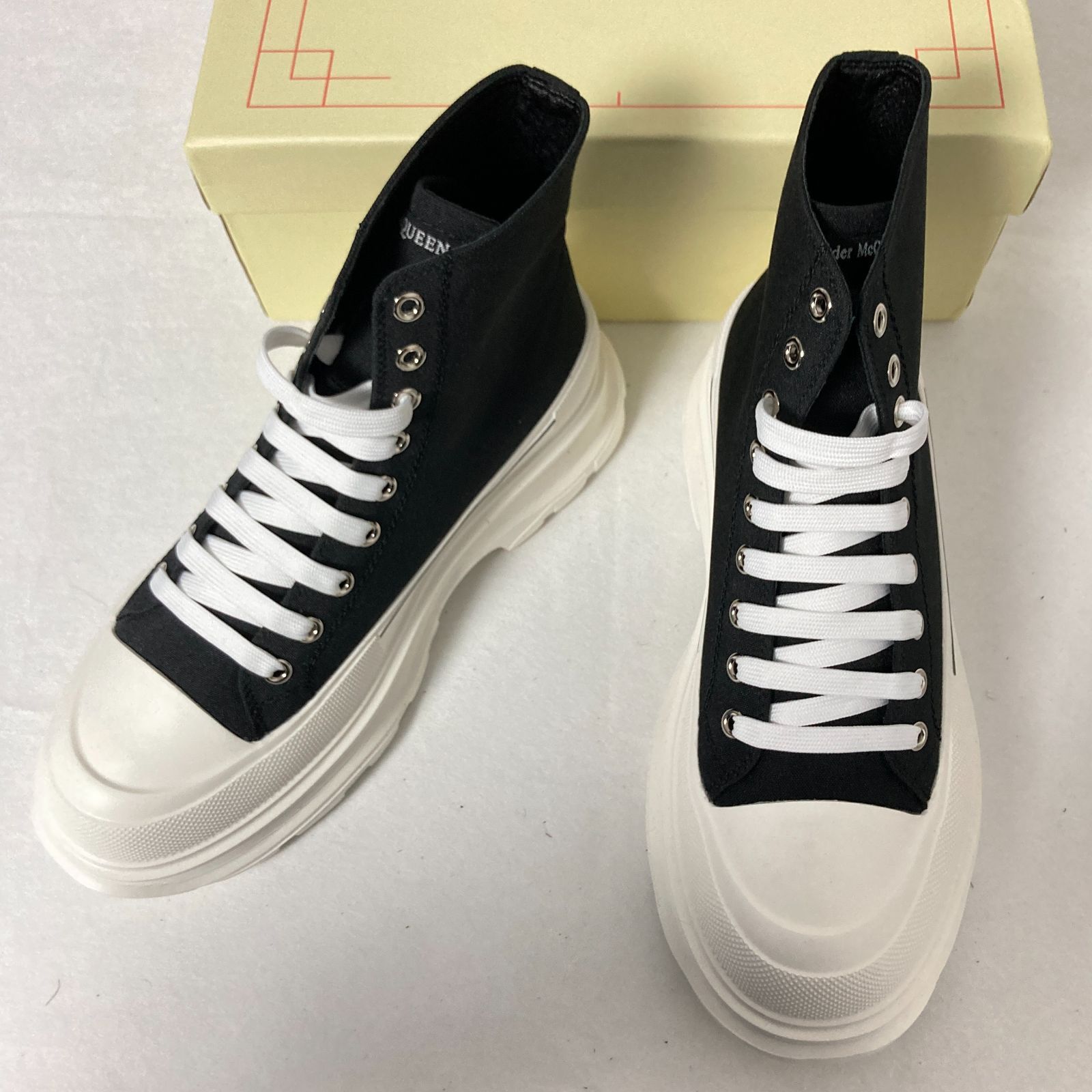 美品 Alexander Mcqueen Canvas Sneakers アレキサンダーマックイーン  