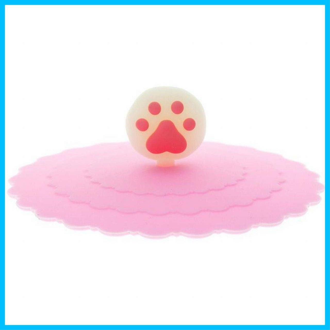 セール コップ キッチン カップ セット シリコン 3個 蓋 3種 犬 猫 カバー キャット マグカップ ブラック 肉球 ピンク アニマル オレンジ Rurumi かわいい セット