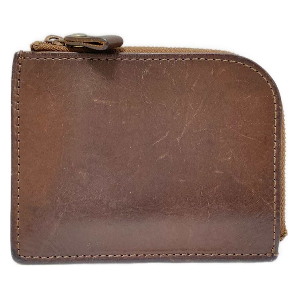 ツチヤカバンセイゾウショ 土屋鞄製造所 2つ折り財布 レザー 黒 編み込み 美品 財布 ツチヤカバンセイゾウショ 土屋鞄製造所 2つ折り財布 - レザー ダーク