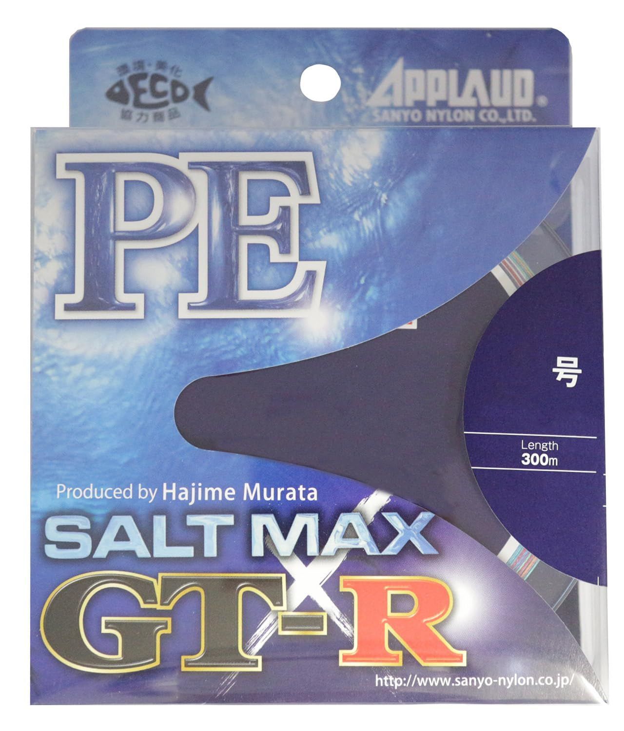 Color 10ｍ×5色分け_Style 4号|59lb サンヨーナイロン PEライン アプロード ソルトマックス GT-R PE 300m 4号 59lb 8本 10ｍ×5色分け