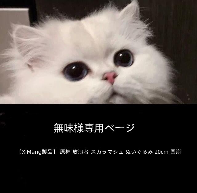無味様専用ページ【XiMang製品】 原神 放浪者 スカラマシュ