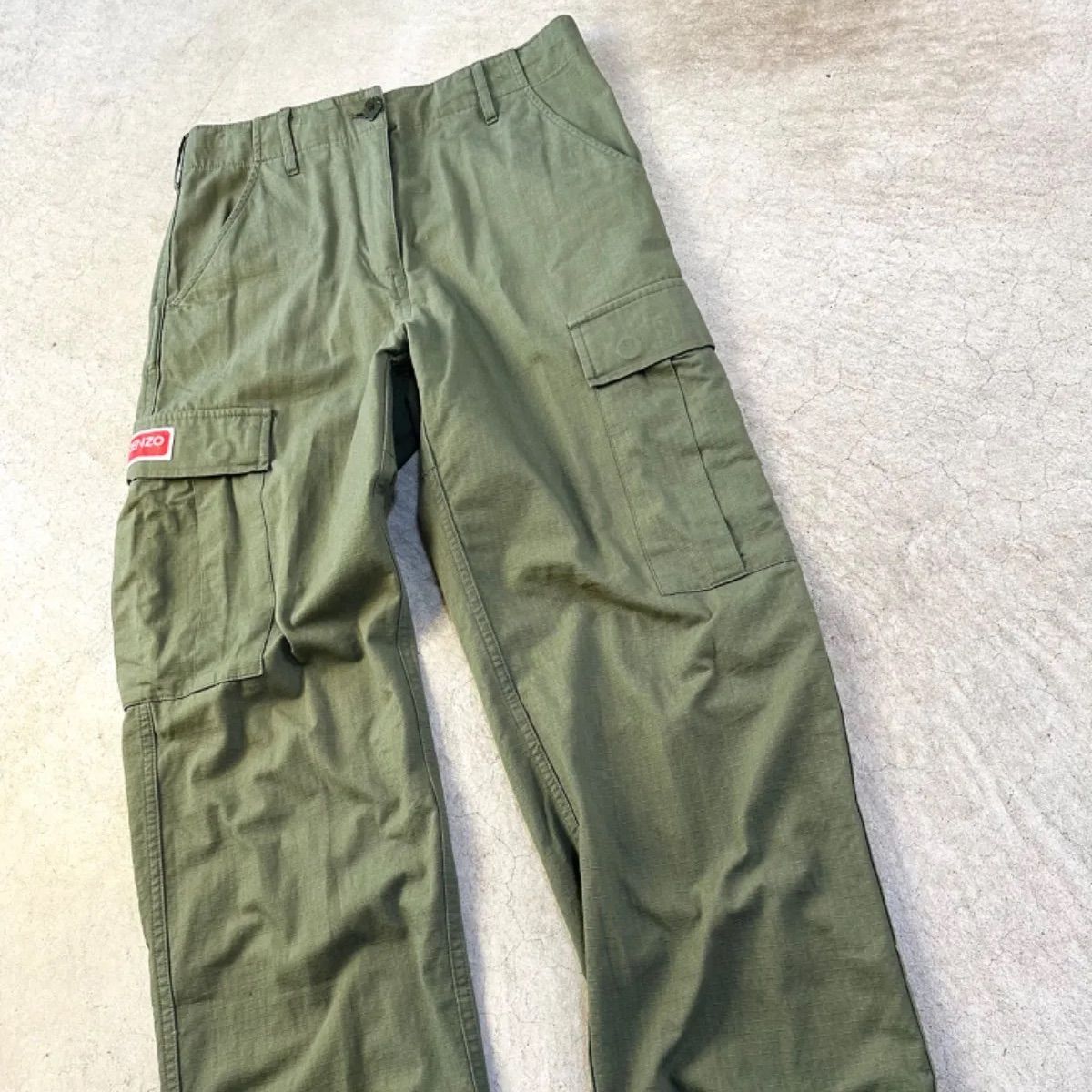 KENZO × NIGO DRAWSTRING Cargo Pants カーゴパンツ ケンゾー カーキ 
