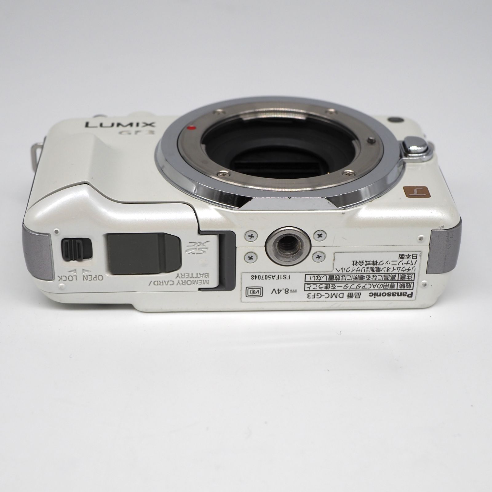 □極上品□ PANASONIC DMC-GF3-W ボディ シェルホワイト - TAKES SHOP