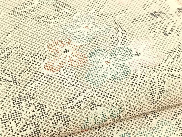 平和屋着物●上質な紬　間道　正絹　逸品　AAAW1843ph 平和屋着物○上質な紬 間道 正絹 逸品 AAAW1843ph