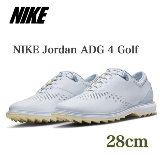 新品未使用】NIKE Jordan ADG 4 Golf Football Gray/Alabaster/White/University Blue ナイキ  ジョーダン ADG 4 （DM0103-057）白グレー水色28cm箱あり - メルカリ