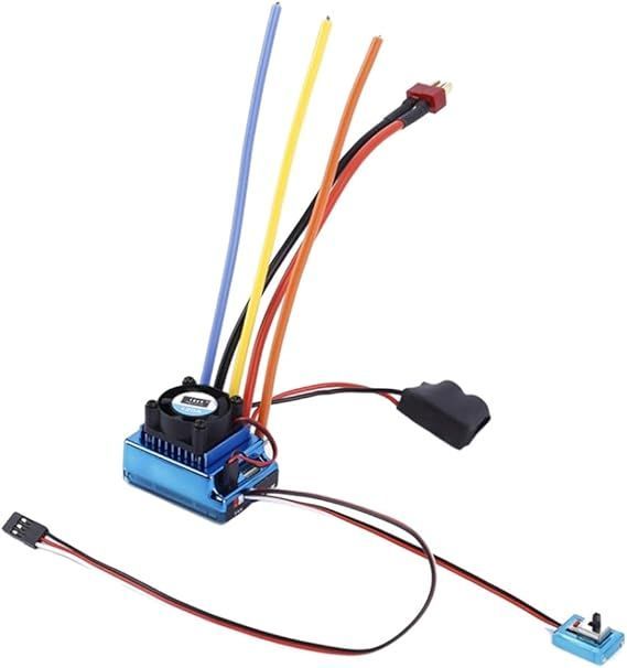 人気SALE，正規品 F Fityle 1/8 1/10 RCカートラッククローラー用 ブラシレス 120A ESC モーター スピードコントローラー DIY 交換 応募券