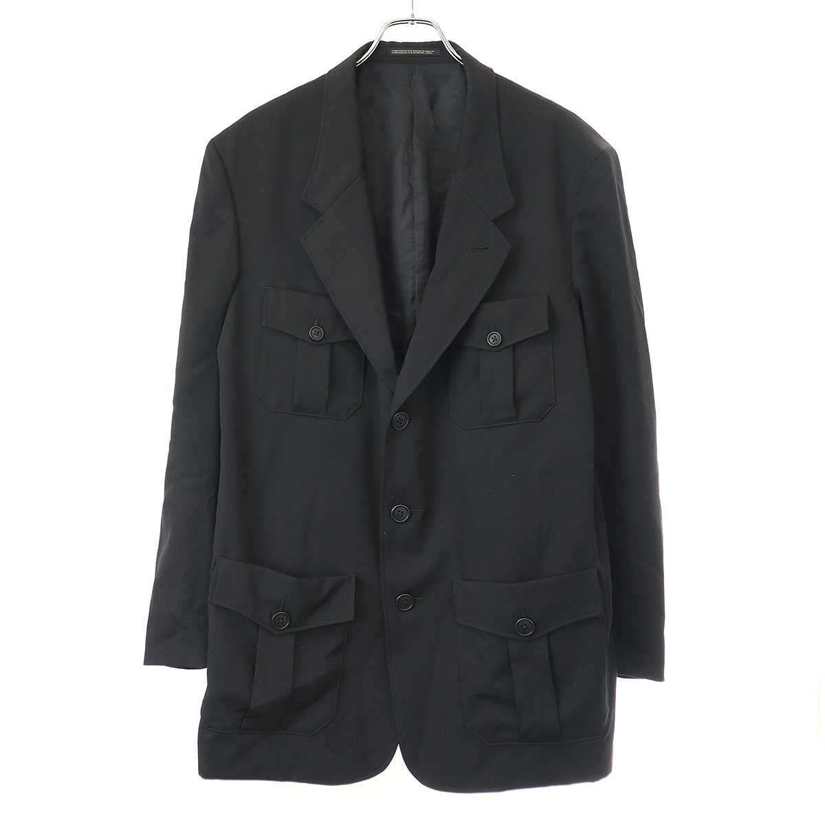 ジャケット・アウター 24AW WOOL GABARDINE COLLAR BUTTON JACKET 24AW WOOL GABARDINE COLLAR BUTTON JACKET（Gray melange