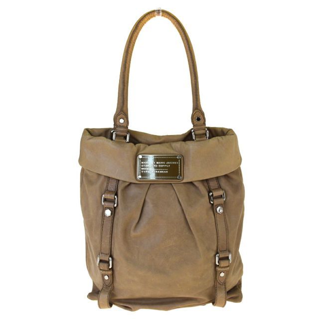 【中古】 マークバイマークジェイコブス(Marc by Marc Jacobs) レザー トートバッグ ベージュ 03PA030