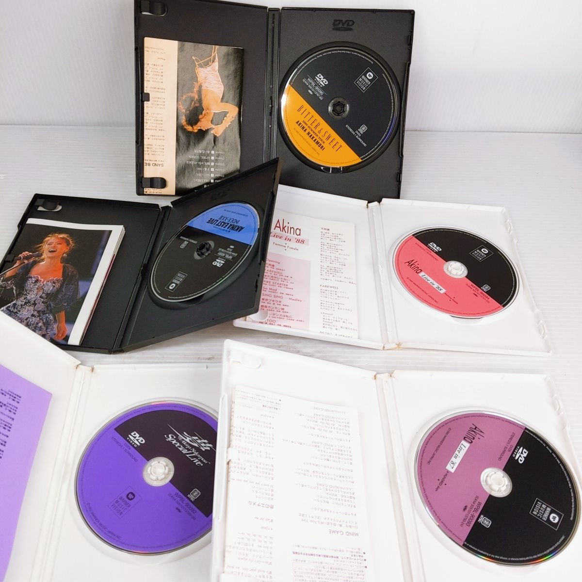 中森明菜　5.1オーディオ・リマスターDVDコレクション5枚組DVD 【正規品】 中森明菜「5.1 オーディオ・リマスター DVDコレクション