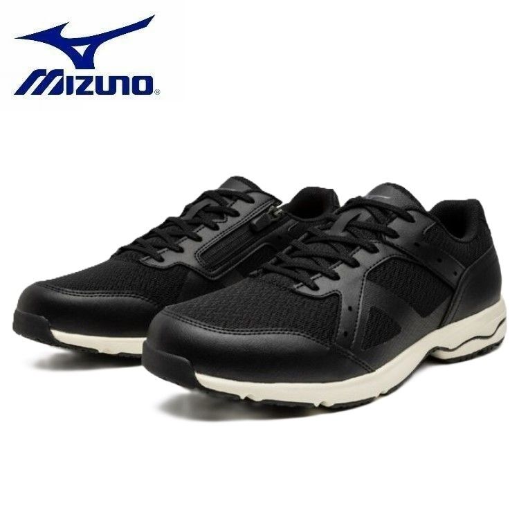 ミズノ MIZUNO ユニセックス LD アラウンド4 SW ウォーキング B1GC2500 クッション性 安定性 4E ファスナー付 長距離歩行 旅行 ウォーキングシューズ 靴