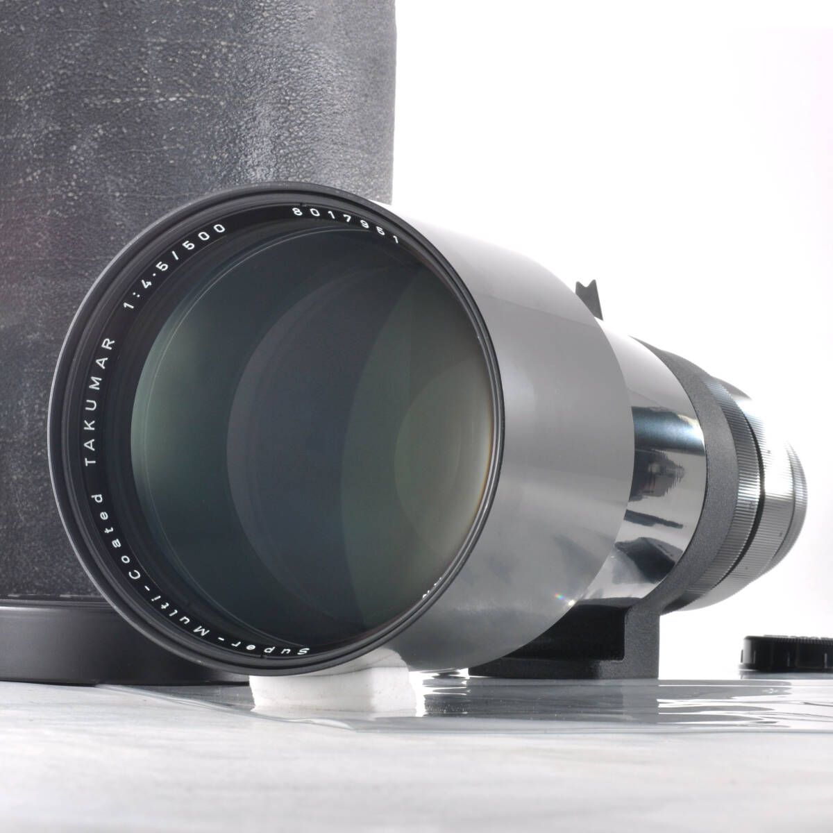 ペンタックス Asahi Pentax SMC TAKUMAR 500mm F4.5 超望遠M42レンズ ケース付き M237
