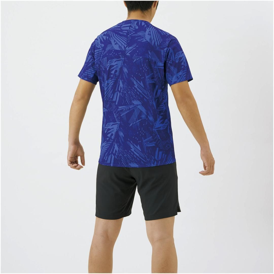 ミズノ ドライエアロフローTシャツ メンズ 32MA052020 L メンズ ドライエアロフローTシャツ(Lサイズ/エーテルブルー) 32MA0061