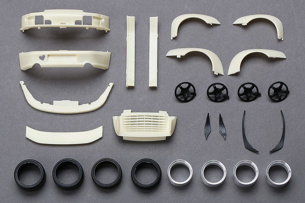 ホビーデザイン HD03-0457 1|24 RWB ポルシェ 993 ワイドボディキット For Ver. Rauh Passion レジン エッチングパーツ デカール メタルパーツ