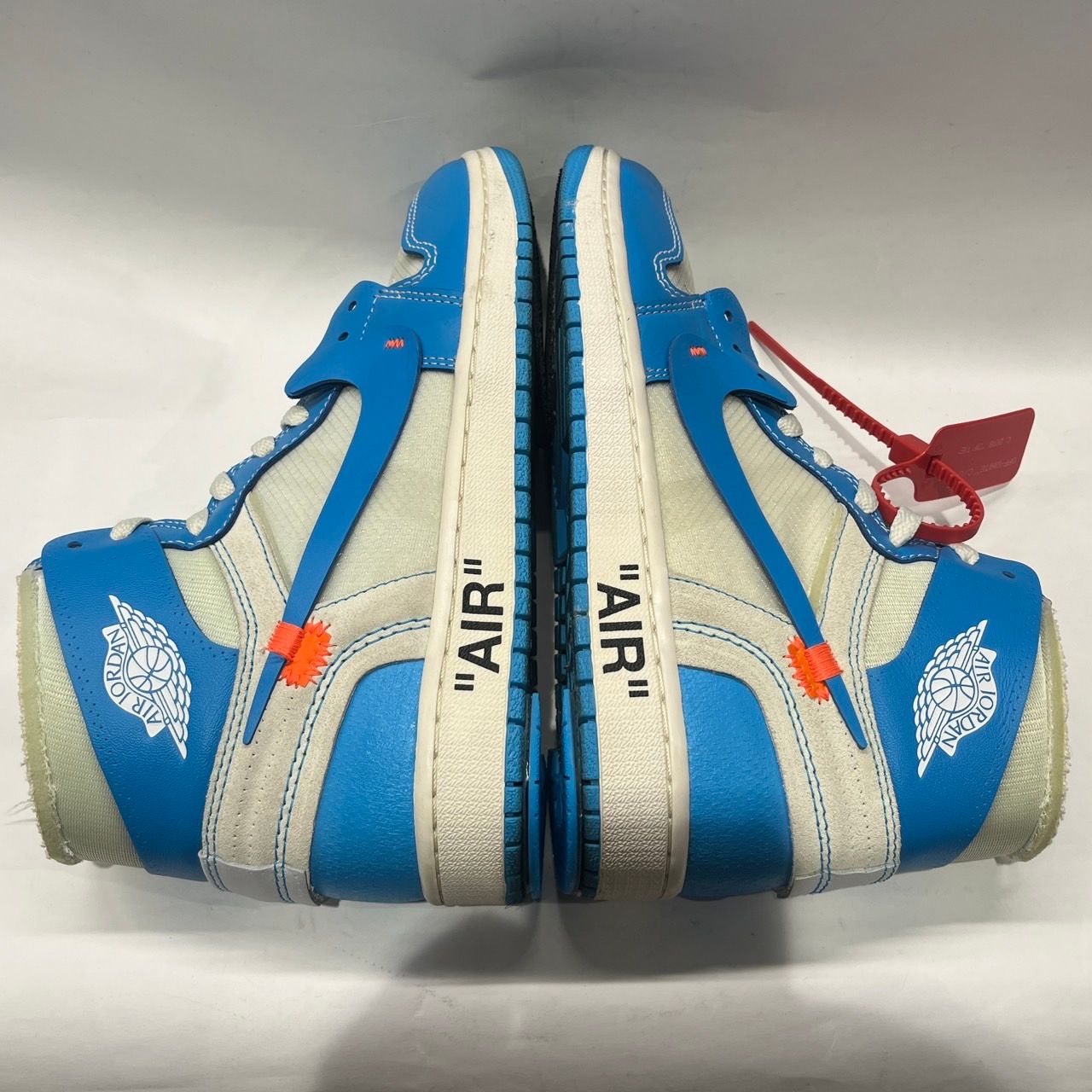 US9】 NIKE AIR JORDAN 1 X OFF WHITE NRG UNC AQ0818-148 【中古】 箱 