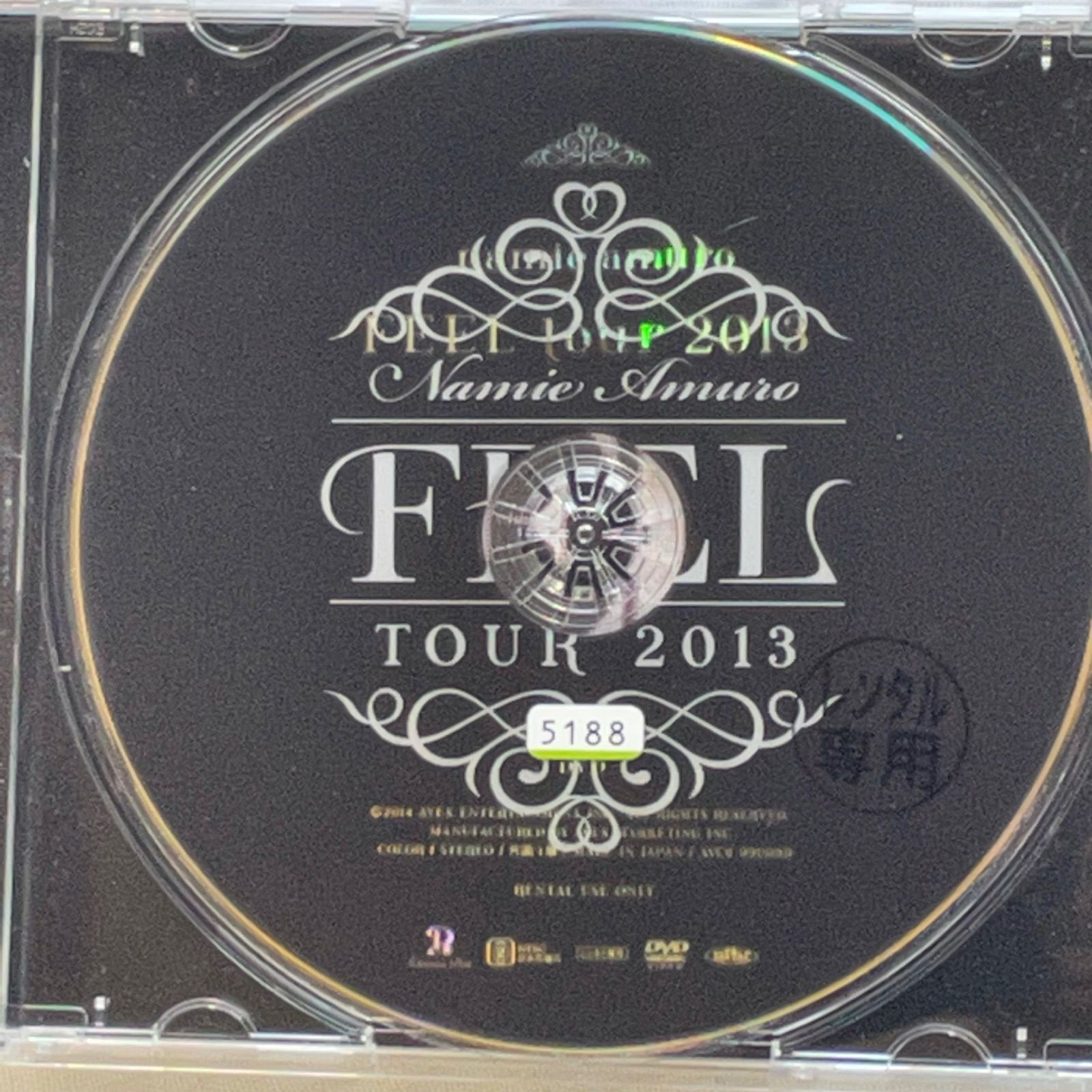 安室奈美恵｜FEEL Tour 2013｜レンタル限定 2CD+1DVD 中古品