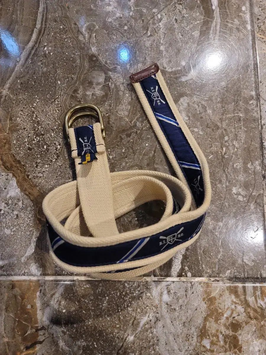 【雷市場（ポンジャン）商品韓国直送】 POLO Ralph Lauren（ポロ） ラグビー バンペロゴ ファブリック リングベルト