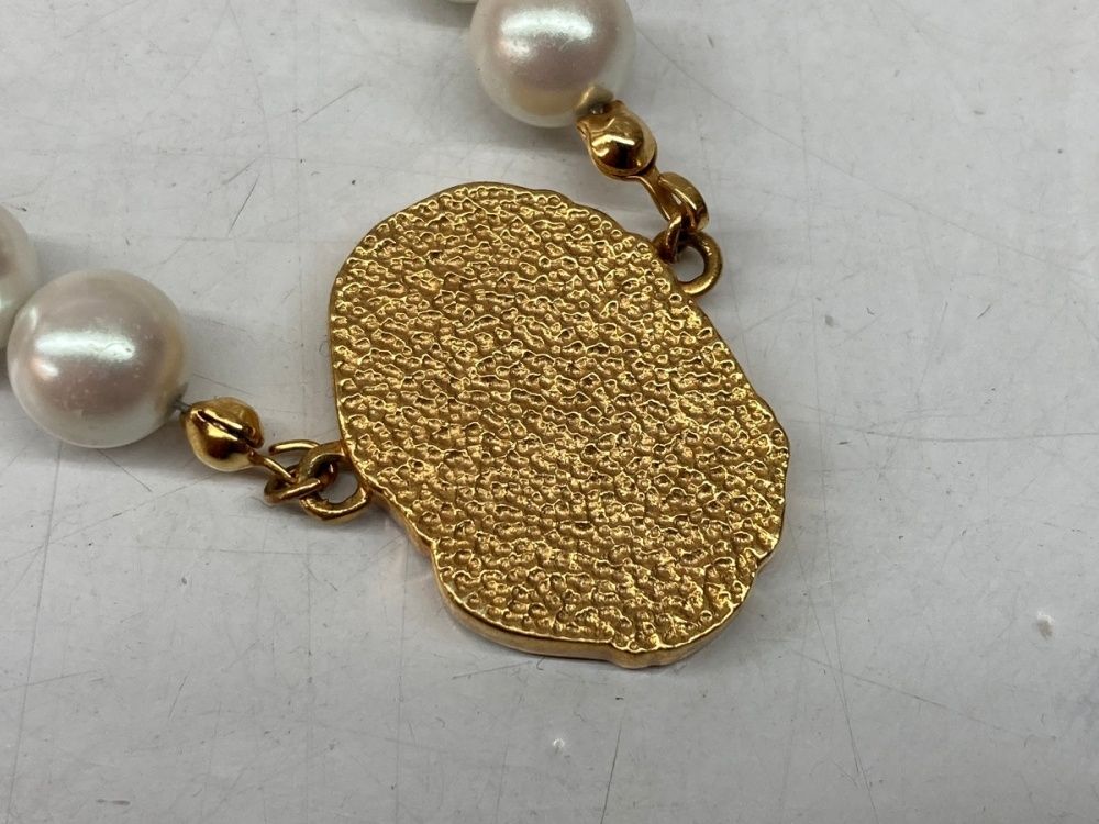 アベイシングエイプ A BATHING APE BAPE PEARL NECKLACE ベイプ パール