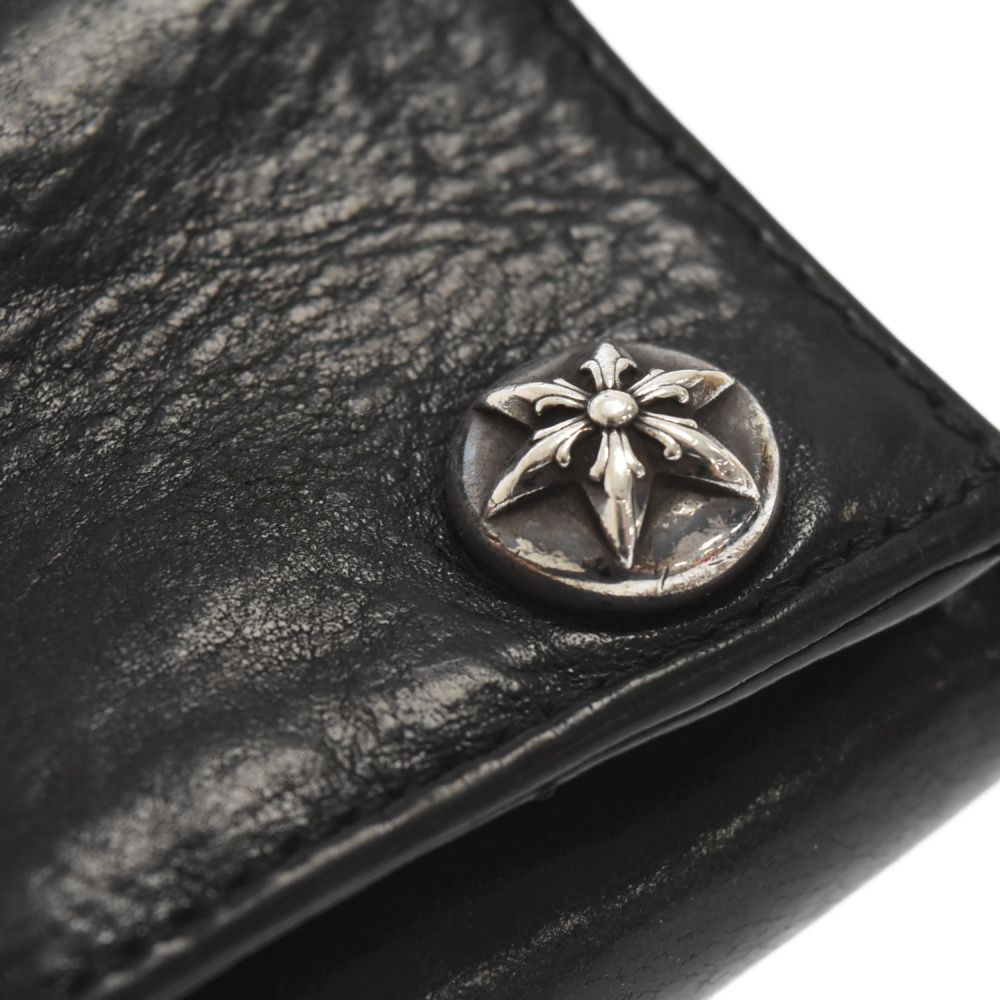 CHROME HEARTS (クロムハーツ) 3FOLD /3フォールド スターボタンレザー