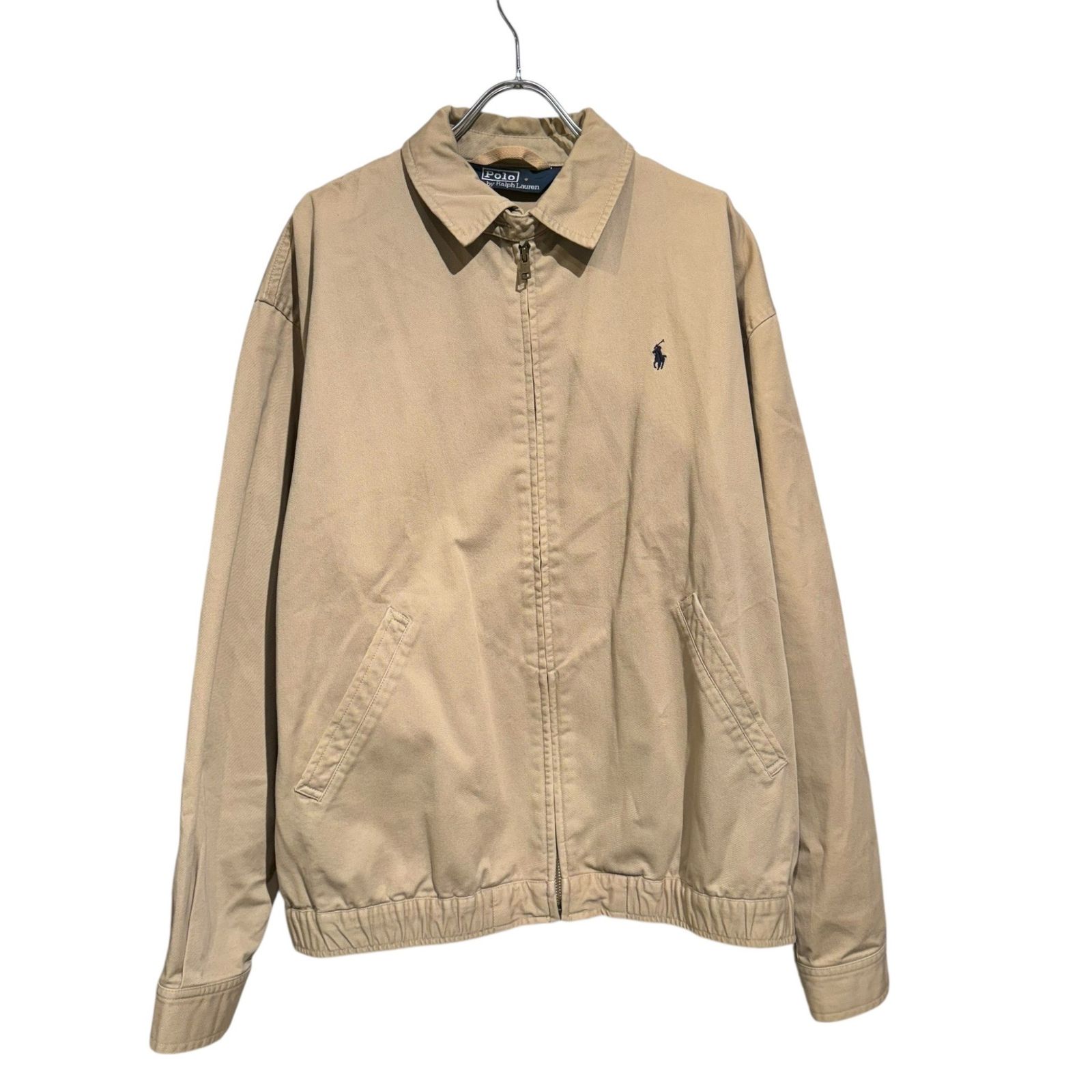80s〜　三角タグ　ポロラルフローレン　スウィングトップ　ベージュ　ポロスポーツ 80s〜 三角タグ ポロラルフローレン スウィングトップ ベージュ ポロ