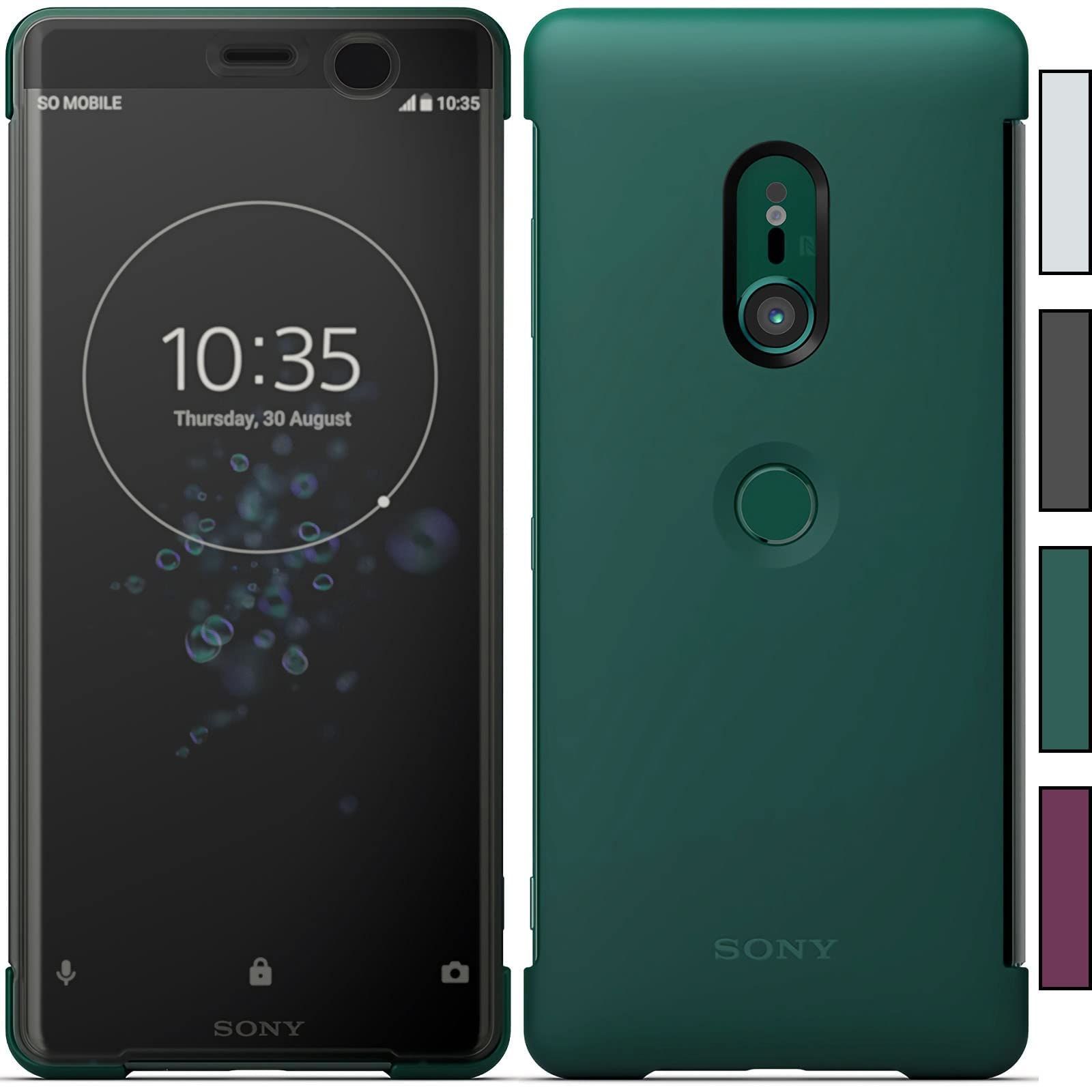 【特価商品】Touch Cover SCTH70 Style SO-01L XZ3 SOV39 Xperia 純正ケース SONY (green)