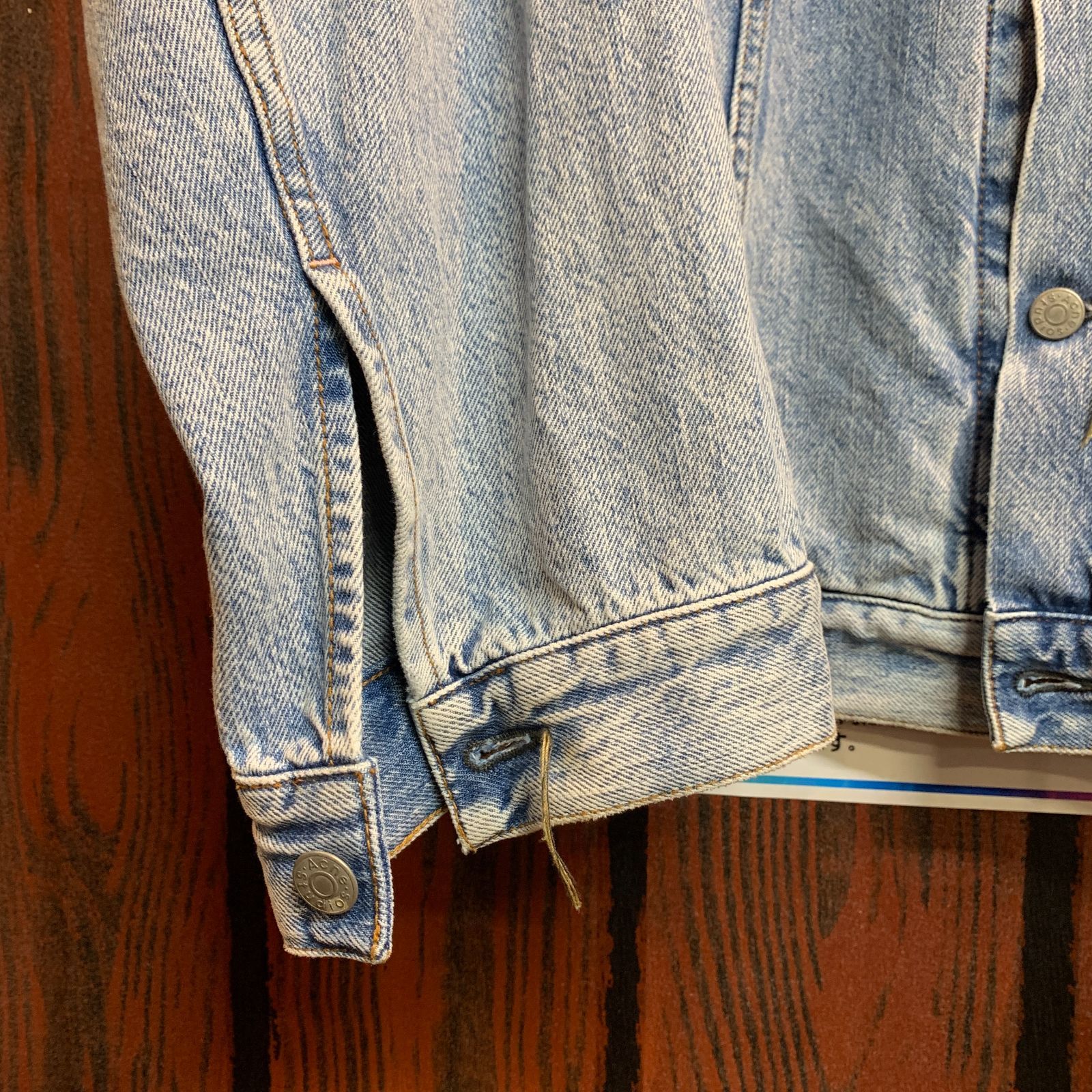 むつ75-080414】Acne Studios デニムジャケット オーバーサイズユニ 