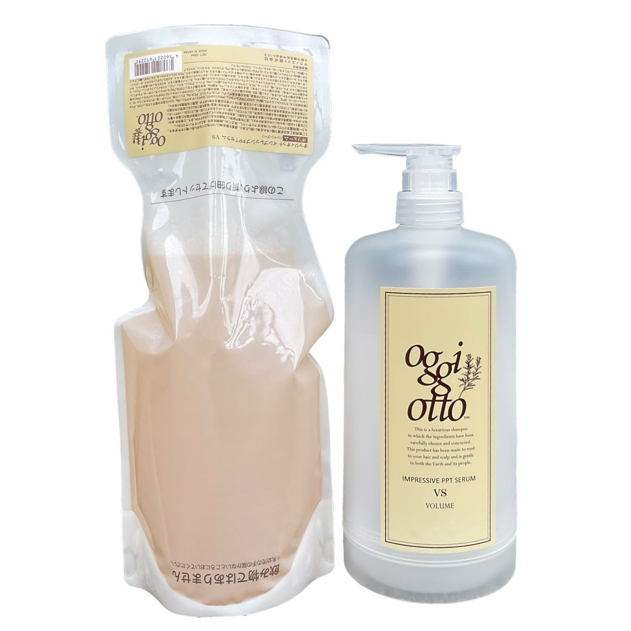 オッジィオット ボリューム (ボトル付き) インプレッシブPPTセラム VS シャンプー 700ml 詰替用【oggi otto】オッジオット -  メルカリ