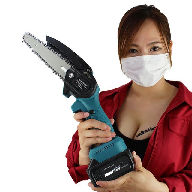  ミニチェーンソー 軽量モデル 全て マキタ 互換 Wバッテリー 本体 3 0 Ah電池 急速充電器 18 V 替刃付 Heimerdinger 片刃のこぎり のこぎり