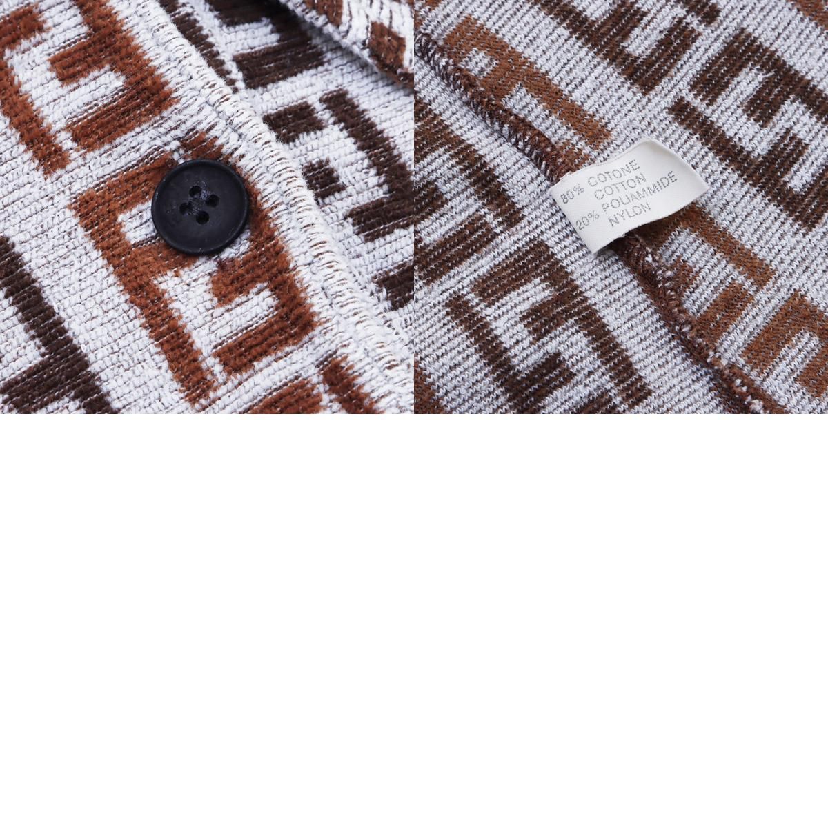 FENDI フェンディ ポロシャツ パイル地 ズッカ柄 - メルカリ