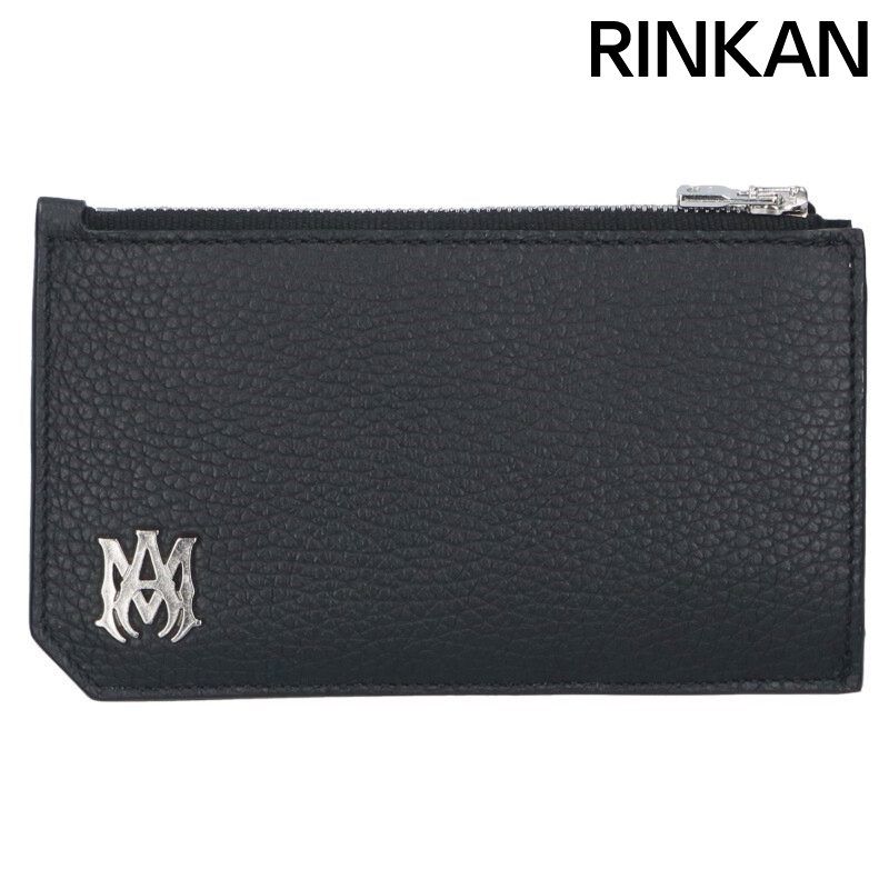アミリ PEBELLED MA ZIP CARD HOLDER ロゴジップフラグメントカードケース メンズ