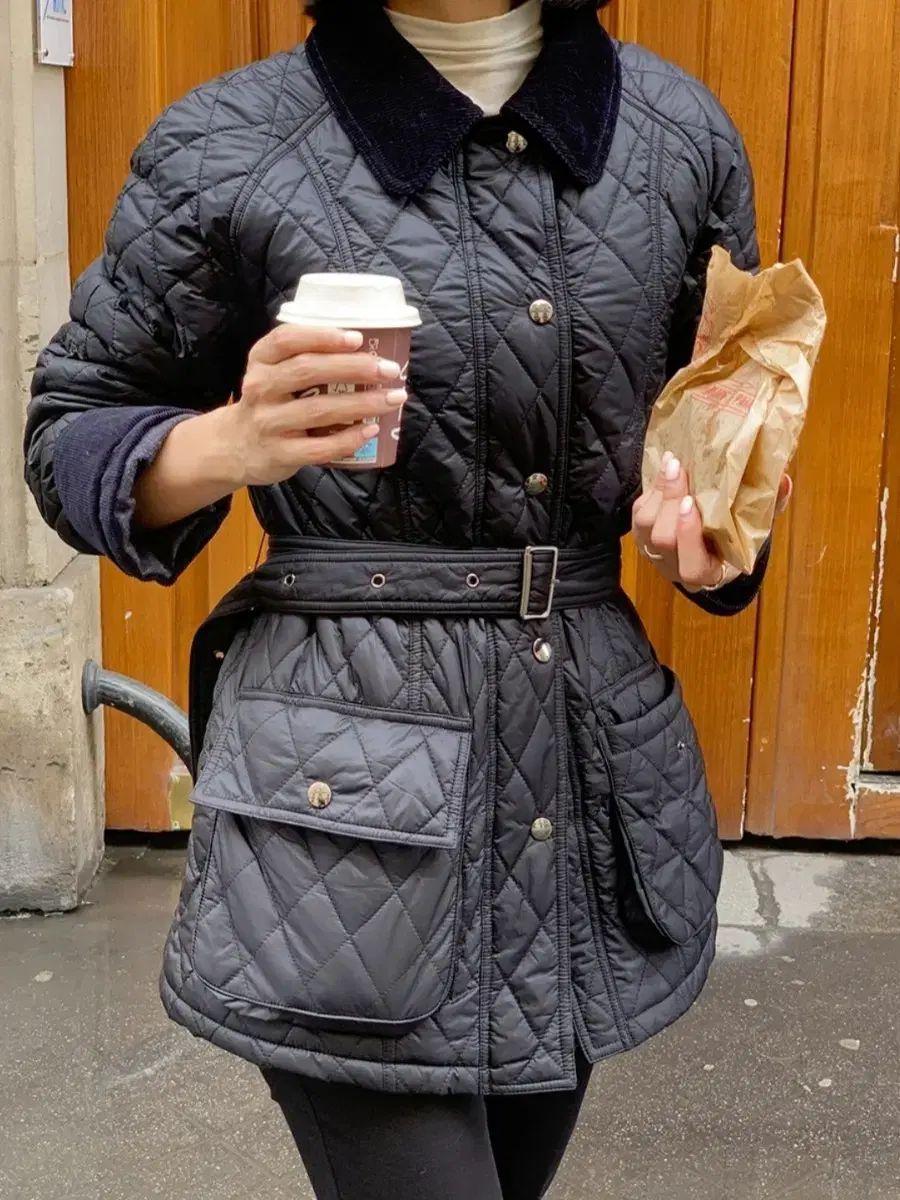 アラウンドユル グースダウン ライナー キルティング ジャケット